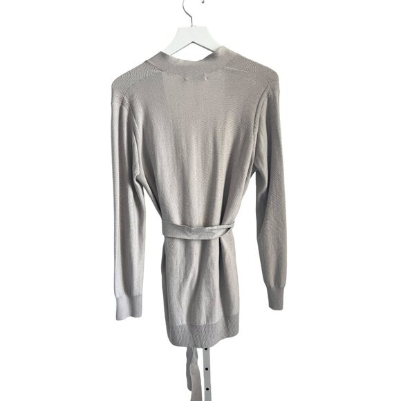 Milly Grey Taupe Glitter Sequin Accents Wrap Set - Picture 6 of 11